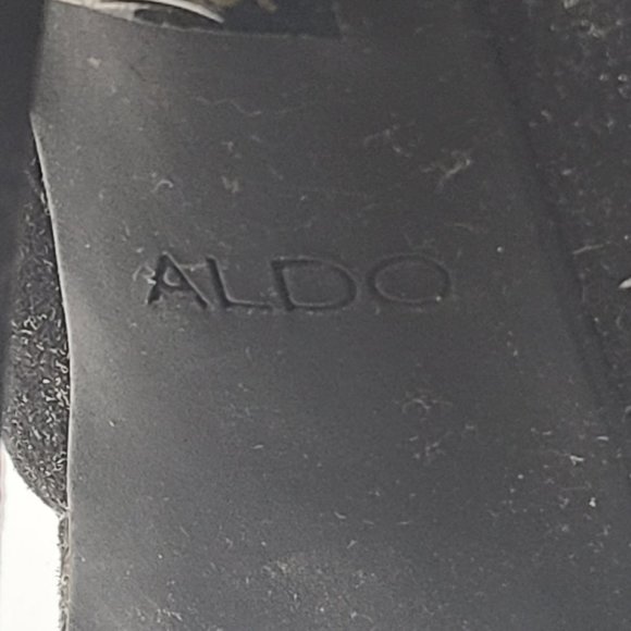 Aldo Suede leather black ankle boots 6.5 - Picture 4 of 5